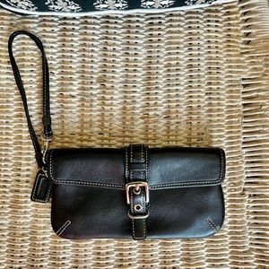 Black Coach wristlet